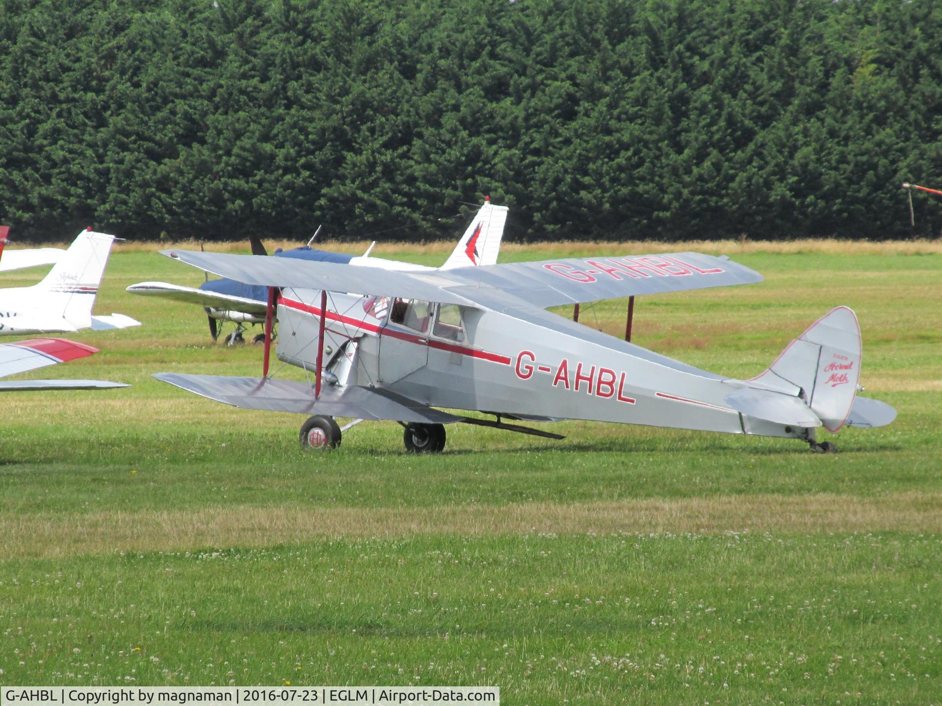 G-AHBL, 1936 De Havilland DH.87B Hornet Moth C/N 8135, nice moth at white waltham