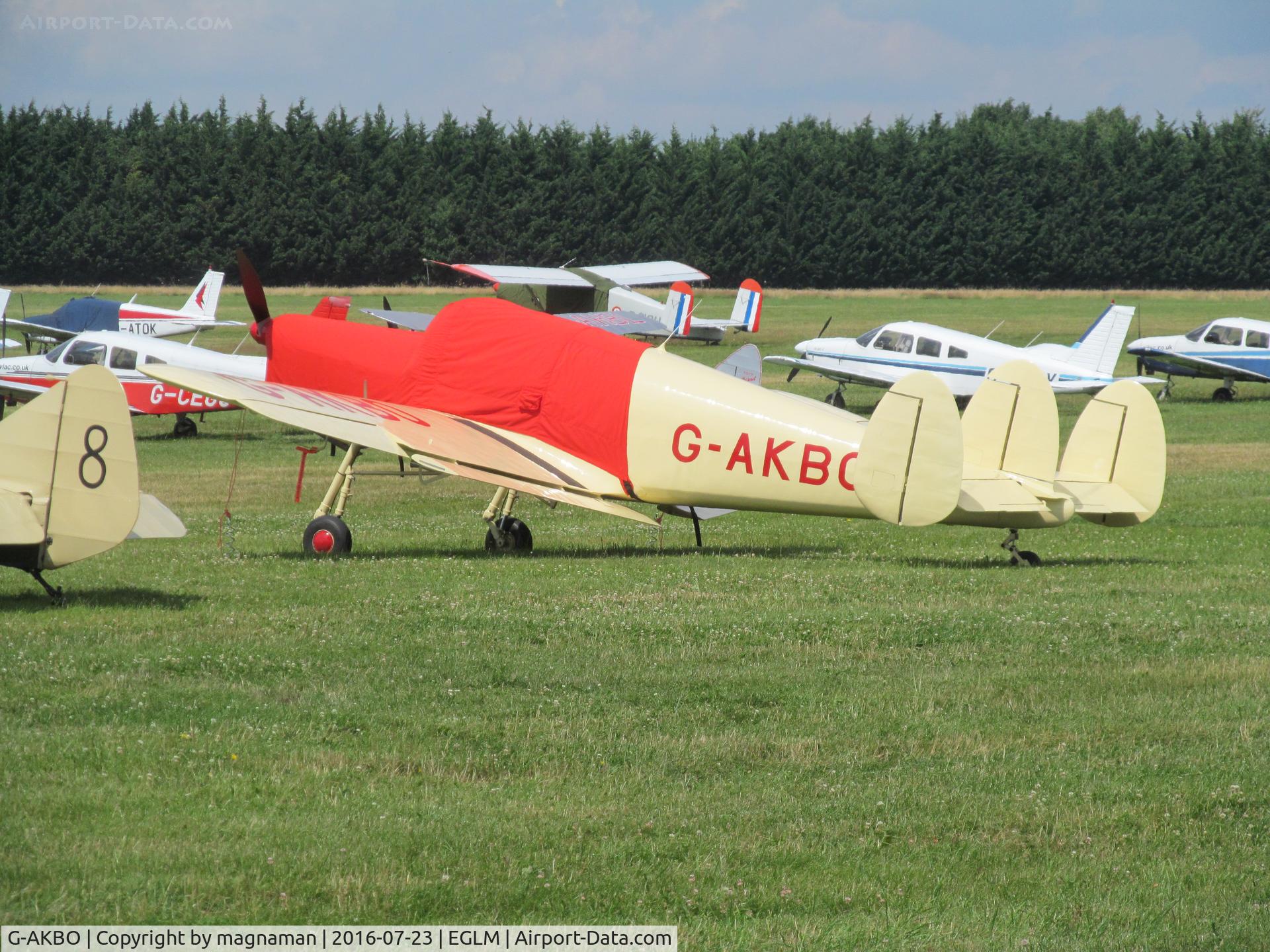 G-AKBO, 1947 Miles M38 Messenger 2A C/N 6378, bit late in post