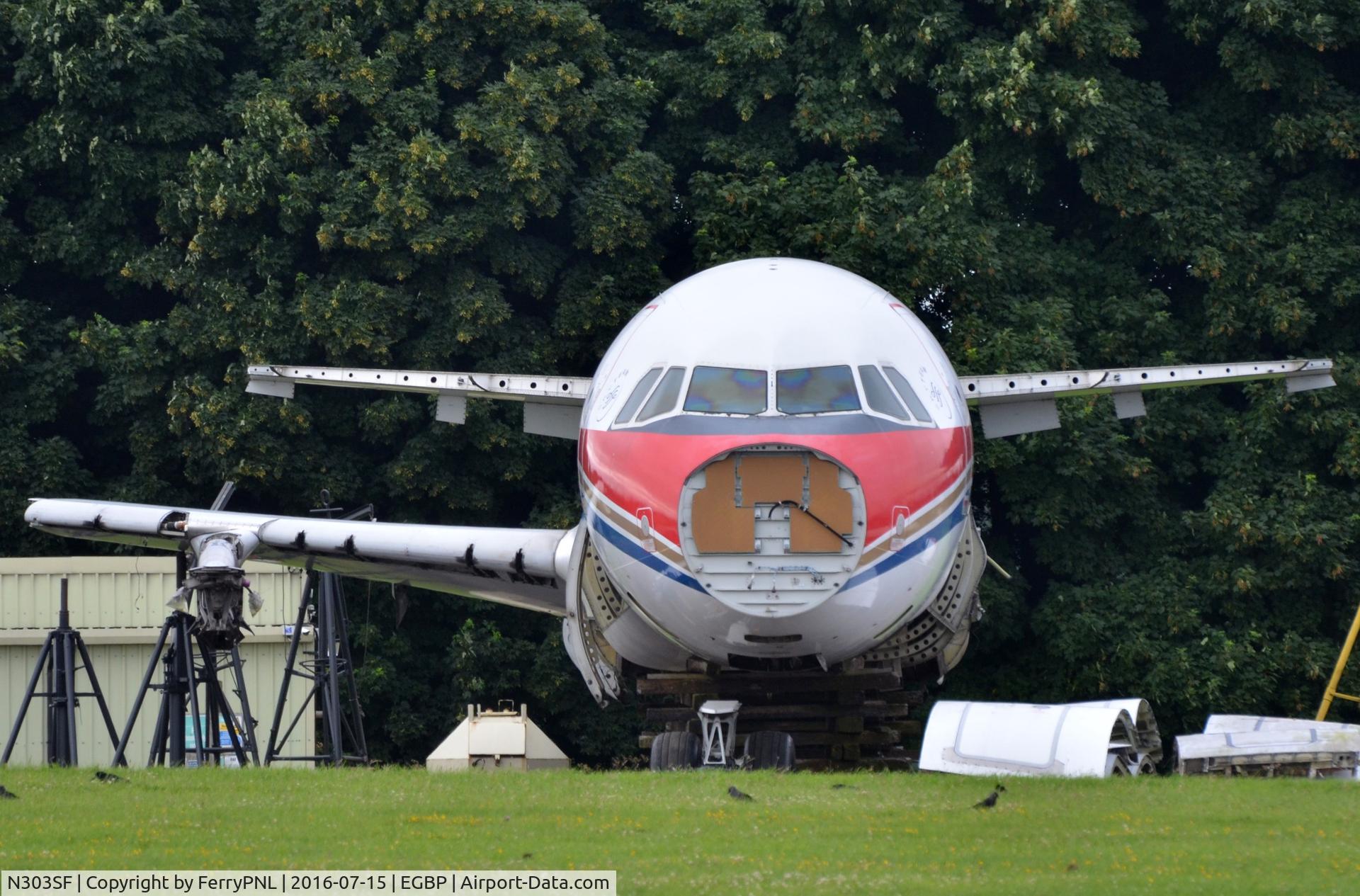 N303SF, 2000 Airbus A319-112 C/N 1303, Remnants of former China Eastern A319.