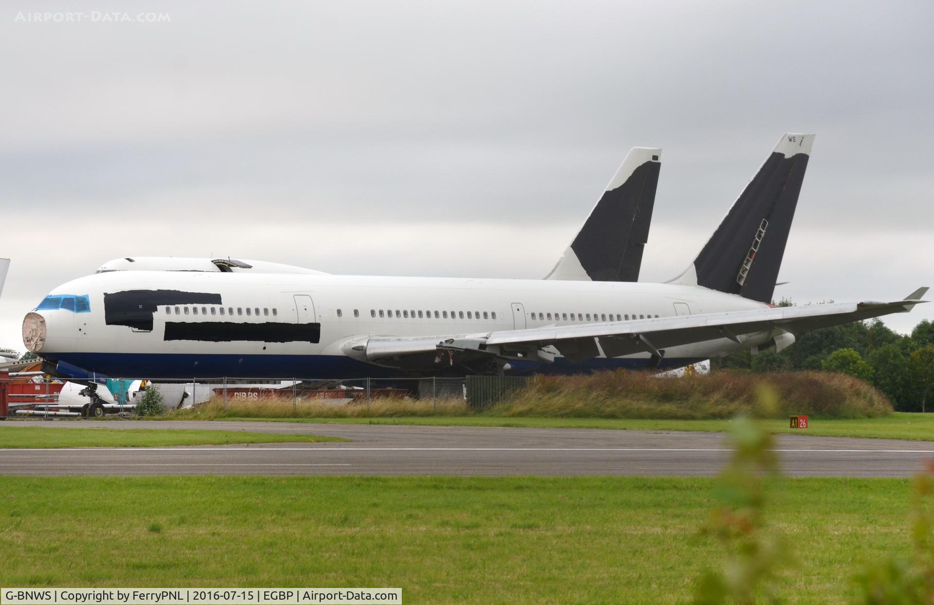 G-BNWS, 1992 Boeing 767-336 C/N 25826, Former BA B763 in a desperate state.