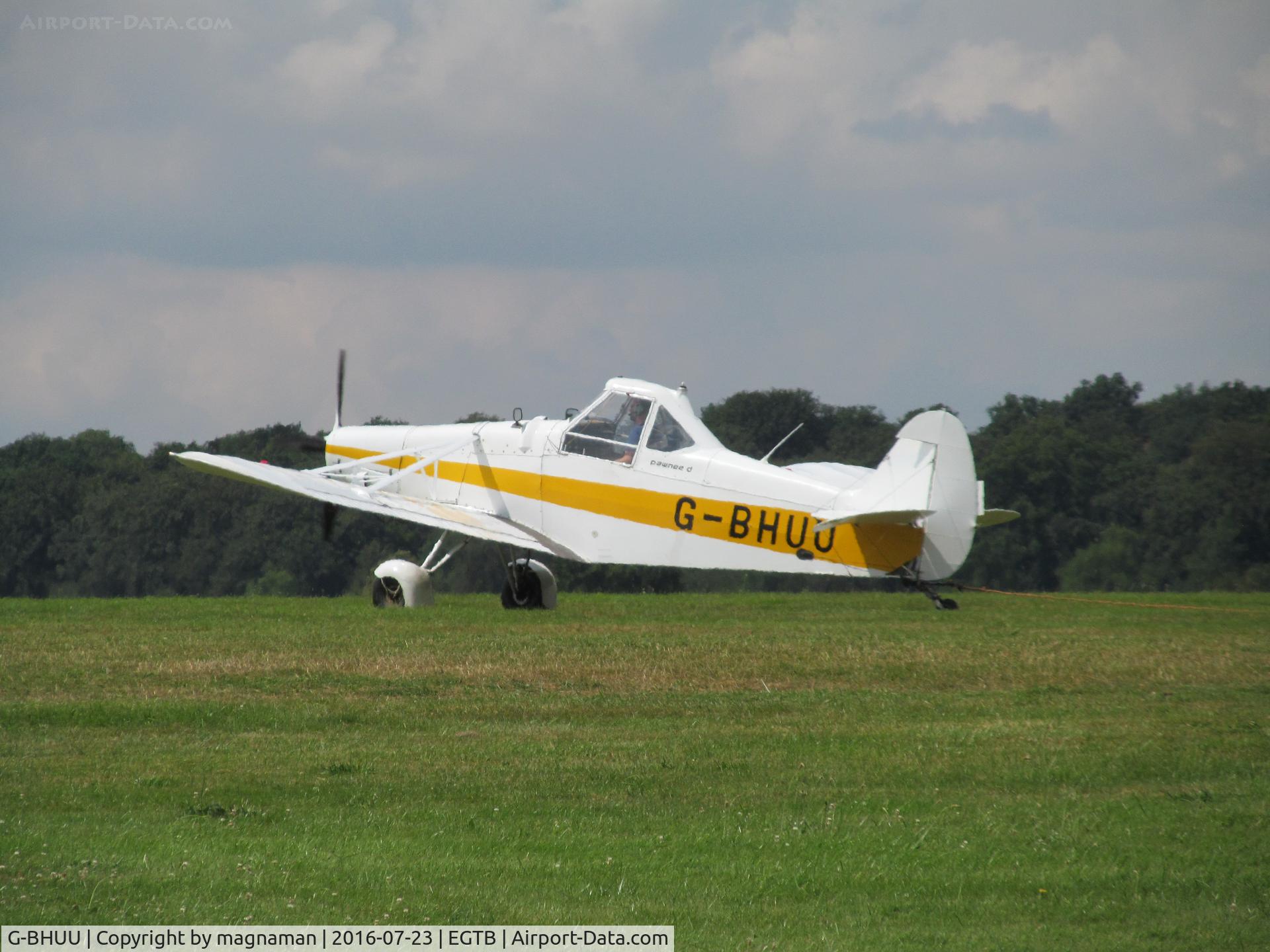 G-BHUU, 1980 Piper PA-25-235 Pawnee C/N 25-8056035, real glider tug