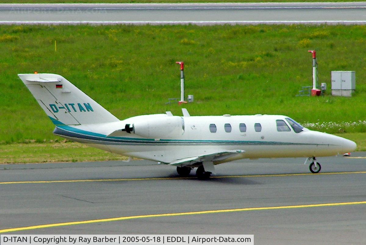 D-ITAN, 2000 Cessna 525 CitationJet CJ1 C/N 525-0399, Cessna CitationJet CJ1 [525-0399] (EFD-Eisele Flugdienst) Dusseldorf~D 18/05/2006