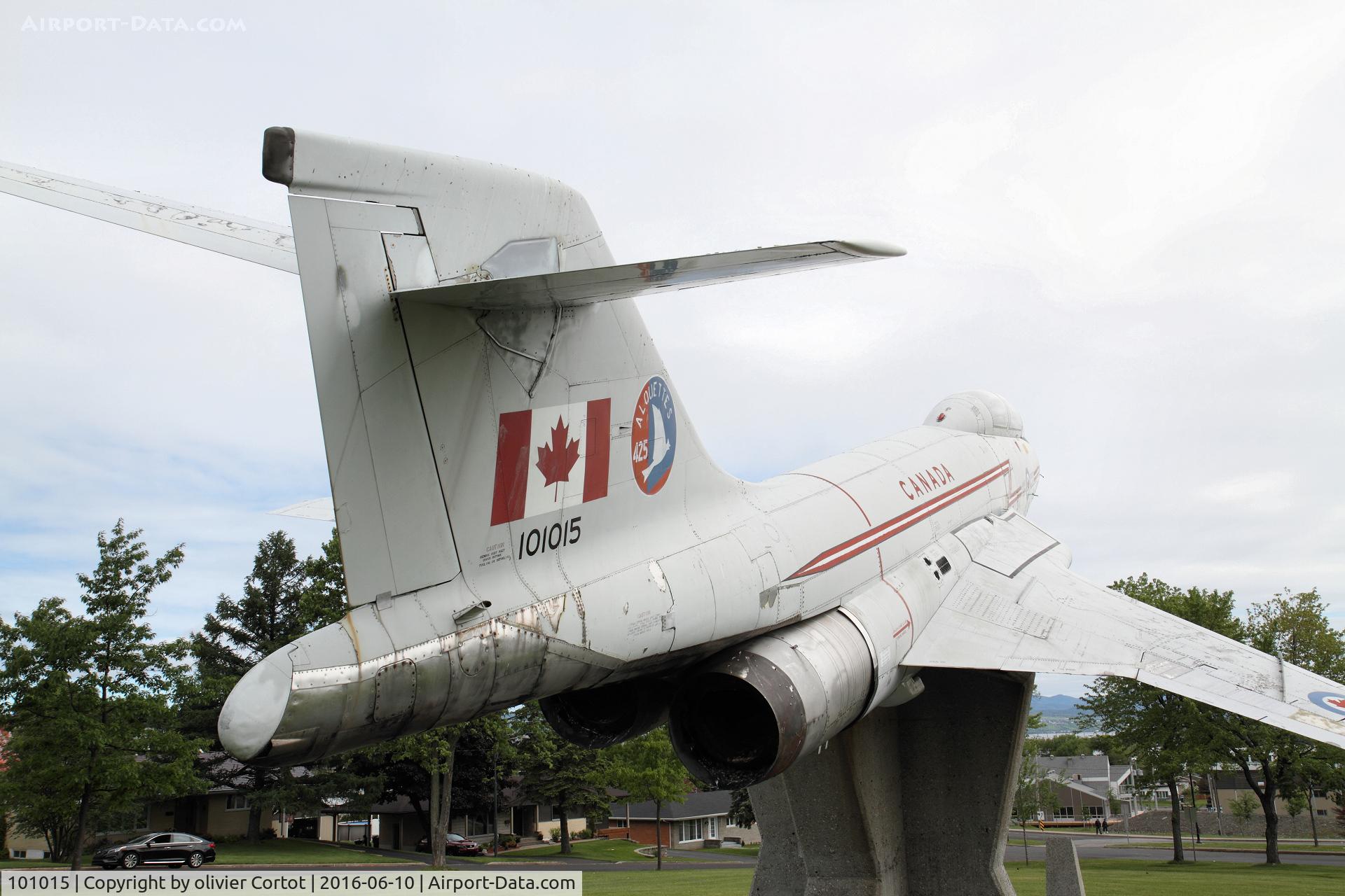 101015, 1957 McDonnell CF-101B Voodoo C/N 477, rear view