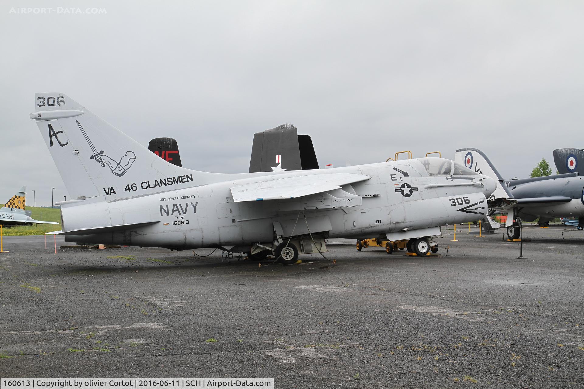 160613, LTV A-7E Corsair II C/N E-482, museum exhibit