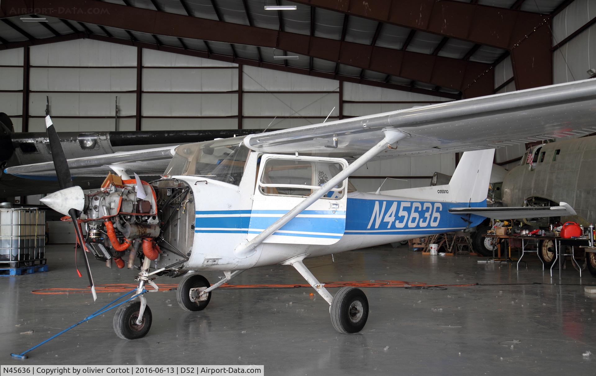 N45636, 1975 Cessna 150M C/N 15076999, Geneseo air museum