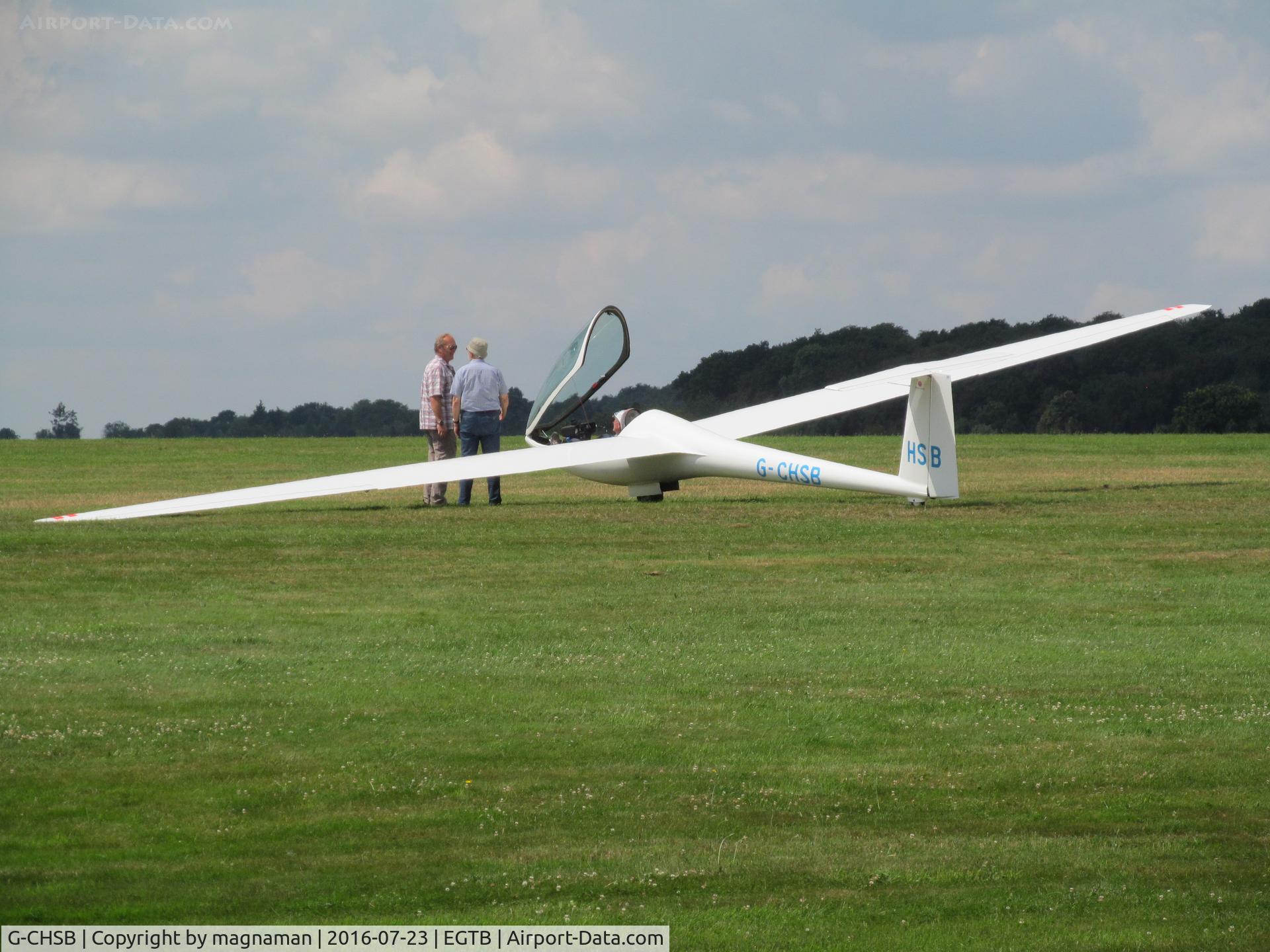 G-CHSB, 1995 Elan DG-300 Elan C/N 3E461, At booker gliding club