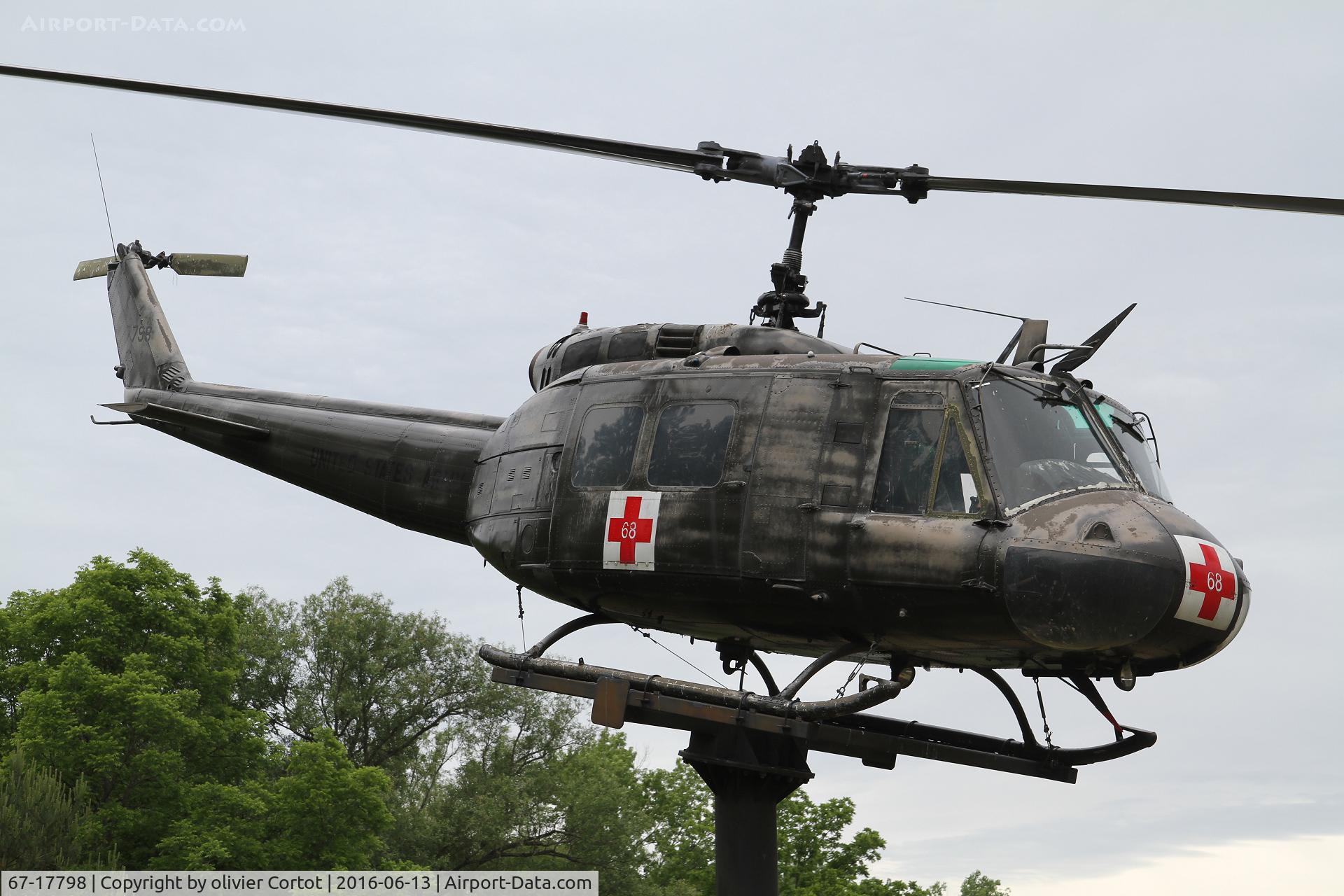 67-17798, 1967 Bell UH-1H Iroquois C/N 9996, weather effect on this huey