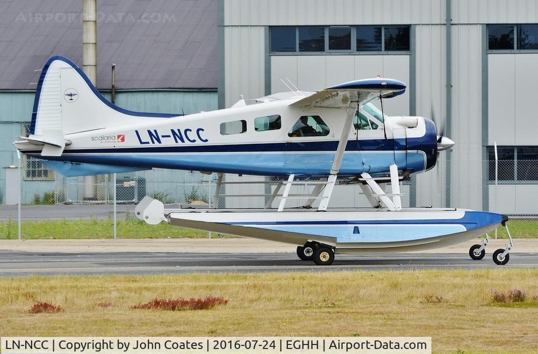 LN-NCC, De Havilland Canada DHC-2 Beaver Mk.1 C/N 1167, Departing after a couple of days visit