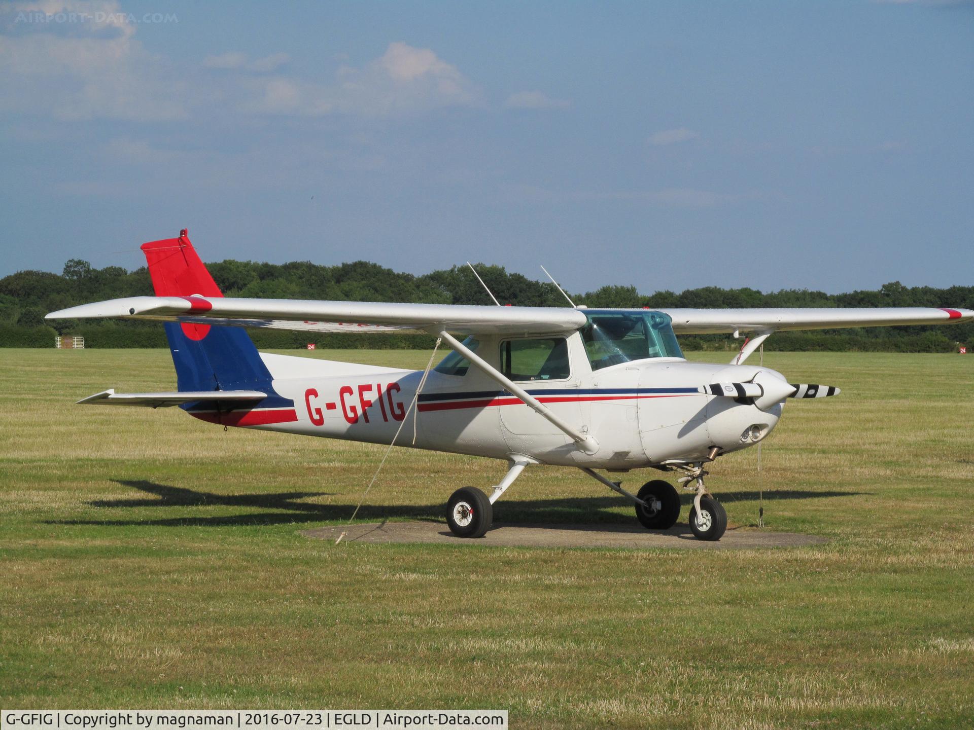 G-GFIG, 1978 Cessna 152 C/N 152-81625, at home base on sunny day