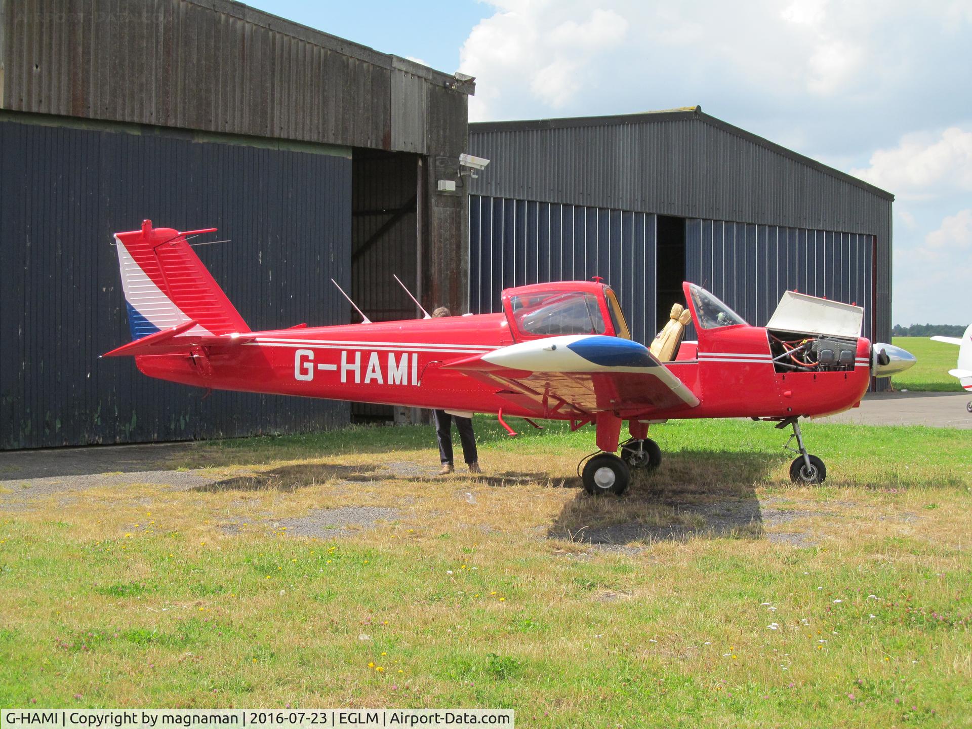 G-HAMI, 1973 Fuji FA-200-180 Aero Subaru C/N 188, at white waltham