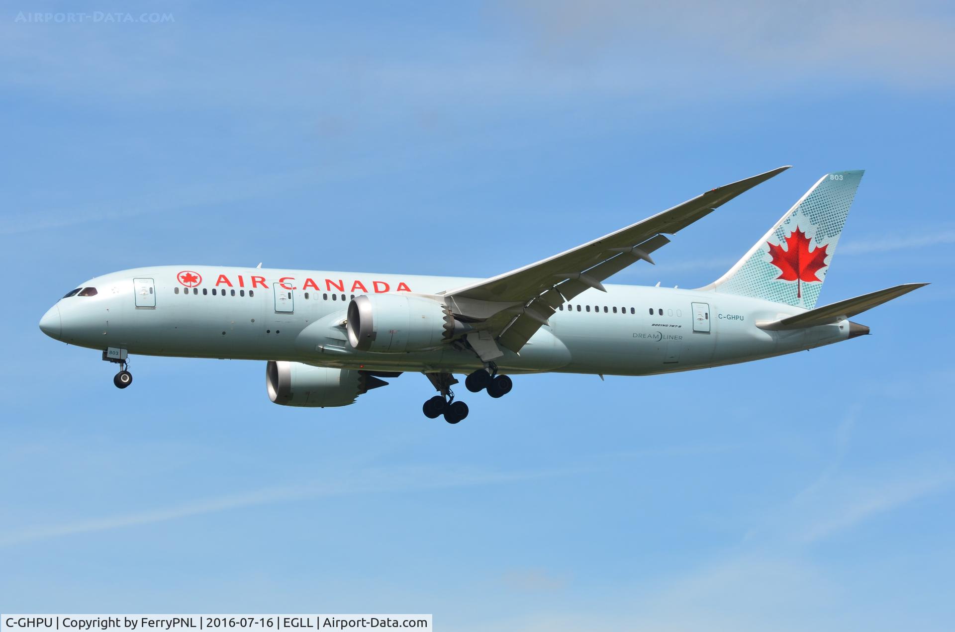C-GHPU, 2014 Boeing 787-8 Dreamliner C/N 35259, Air Canada B788 arriving in LHR