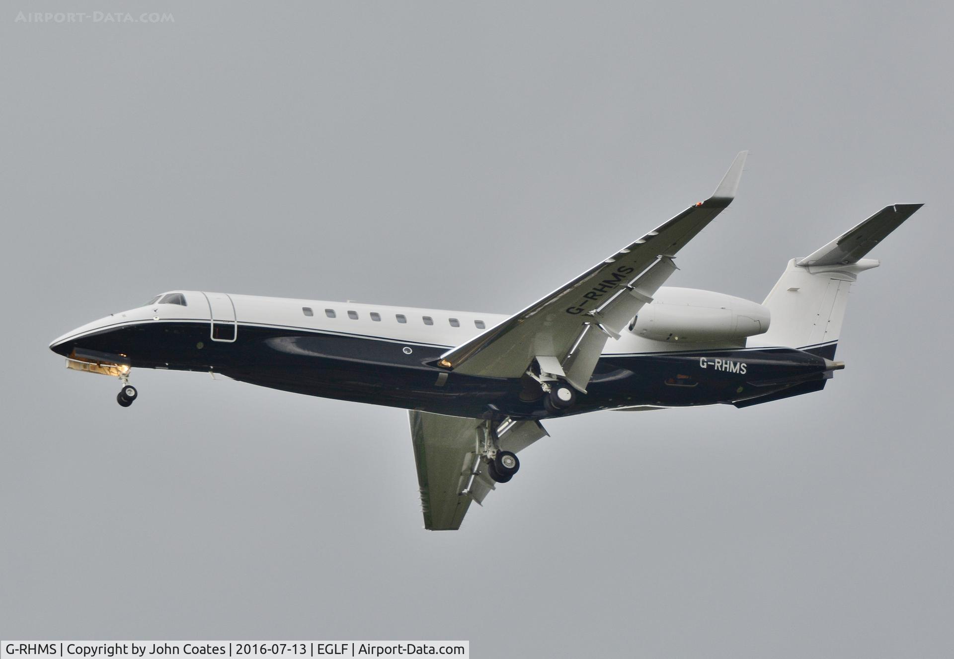 G-RHMS, 2008 Embraer EMB-135BJ Legacy C/N 14501072, Finals to 24