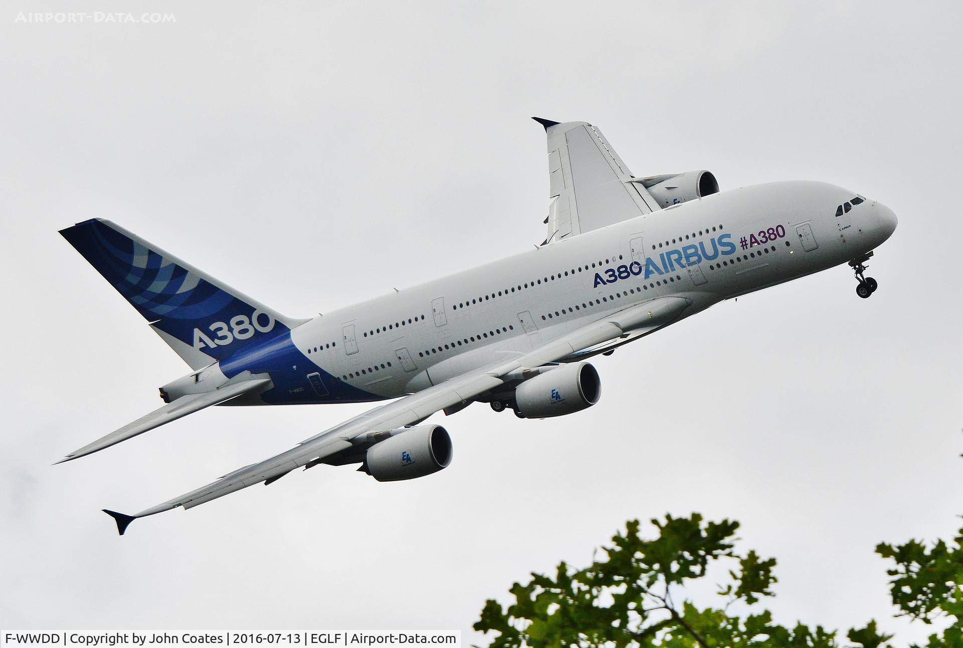F-WWDD, 2005 Airbus A380-861 C/N 004, FIA 2016