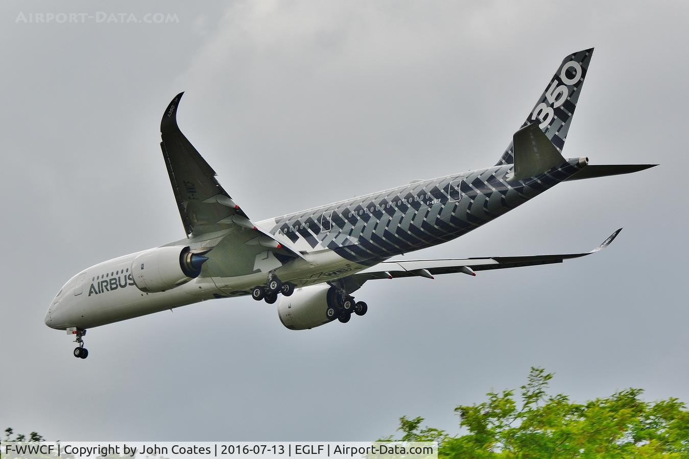 F-WWCF, 2013 Airbus A350-941 C/N 002, FIA 2016 Wednesday display