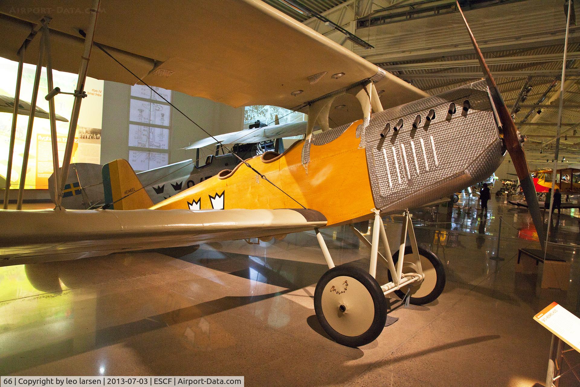 66, 1925 Heinkel HD 35 C/N 235, Flygvapen Museum Linkoping 3.7.13