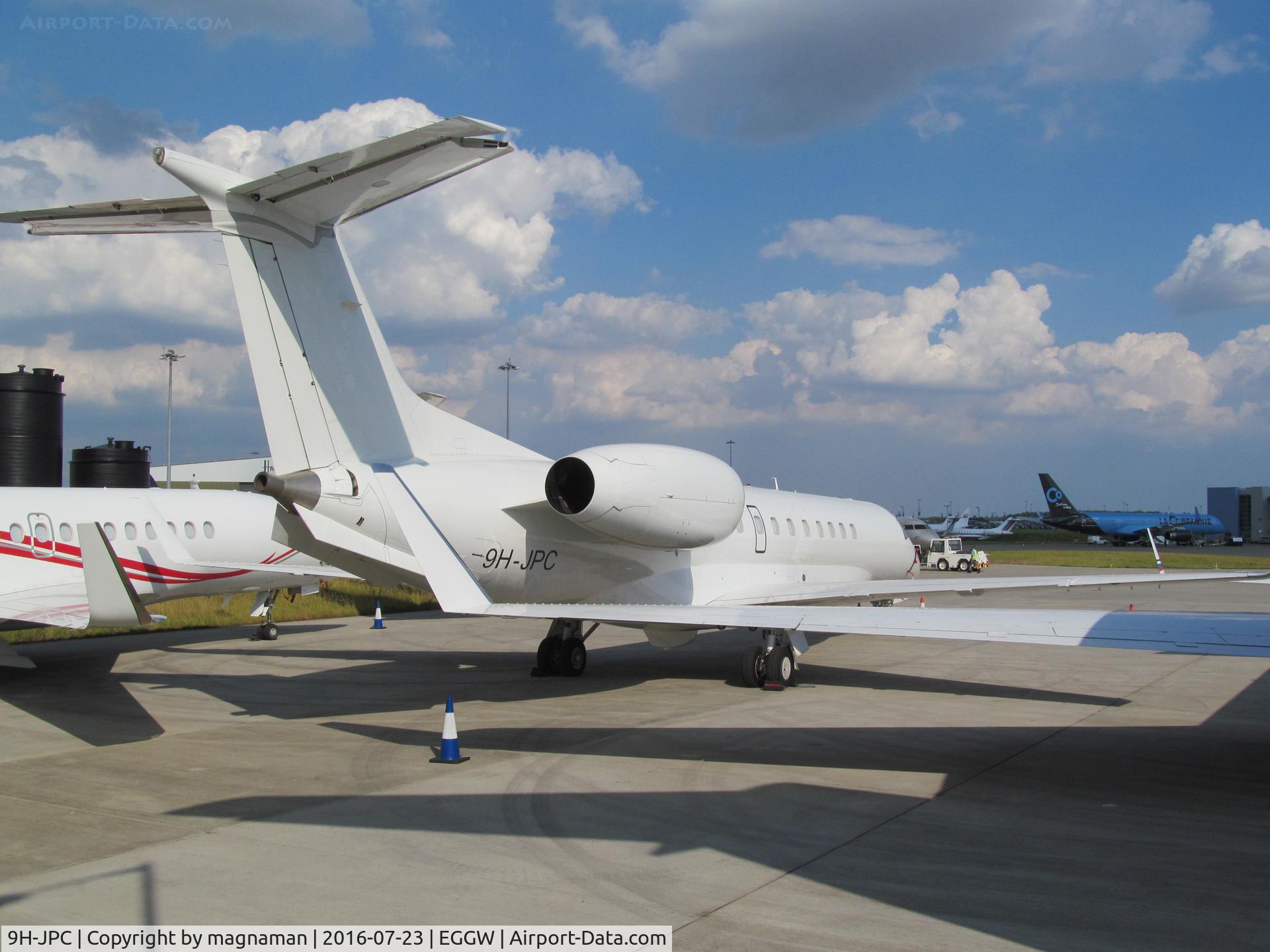 9H-JPC, 2007 Embraer EMB-135BJ Legacy C/N 14501010, at luton