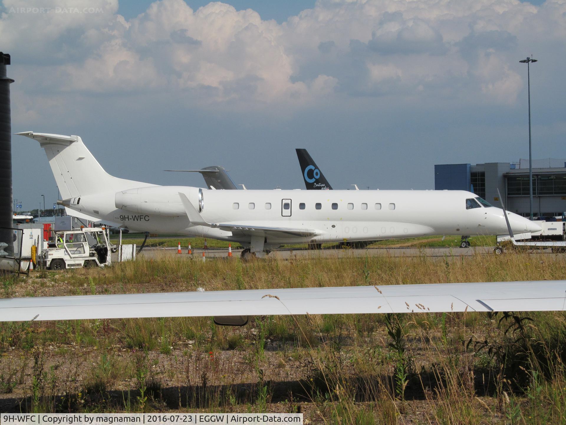 9H-WFC, 2007 Embraer EMB-135BJ Legacy 600 C/N 14500988, at luton