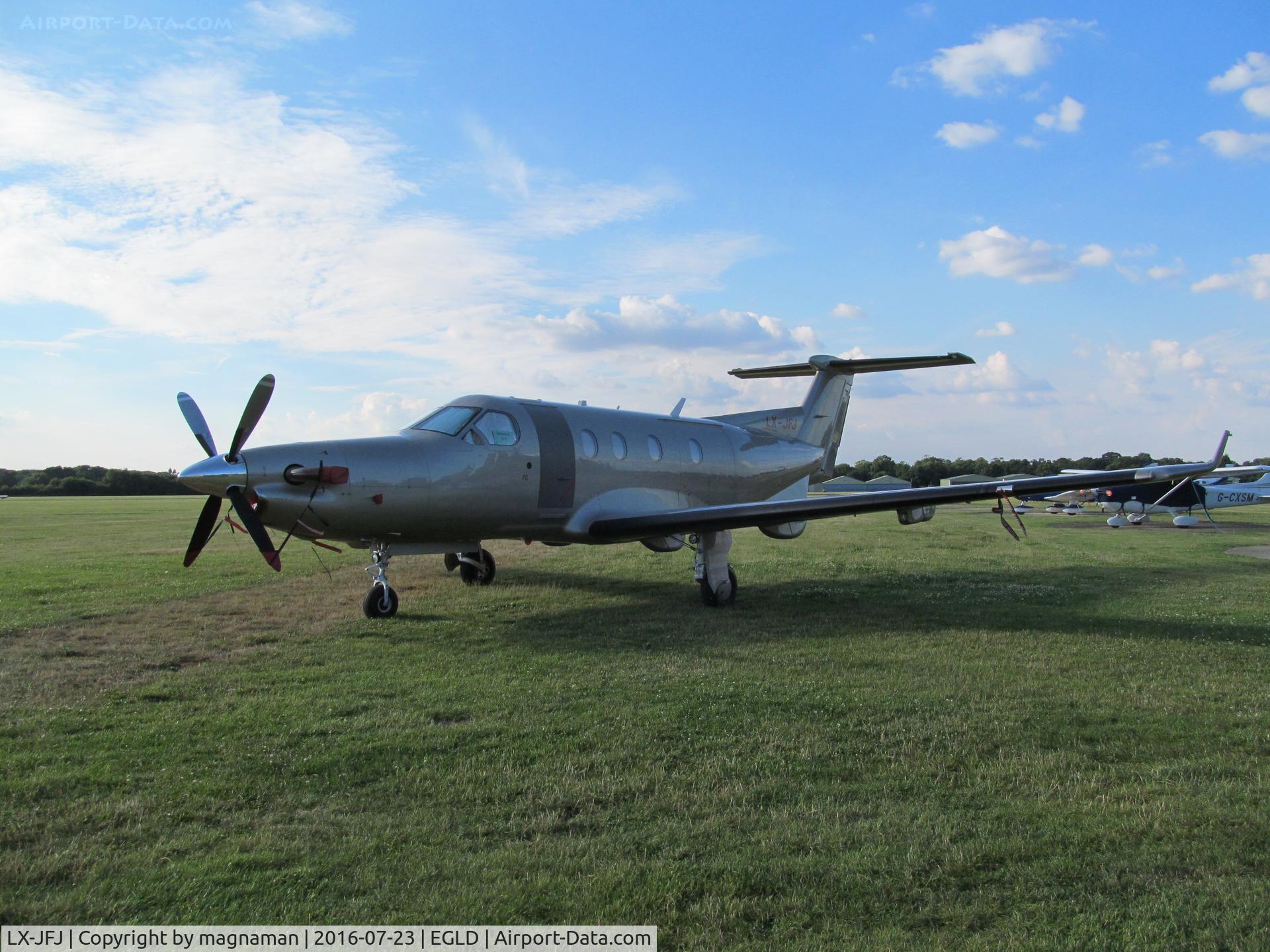 LX-JFJ, 2005 Pilatus PC-12/45 C/N 678, at denham