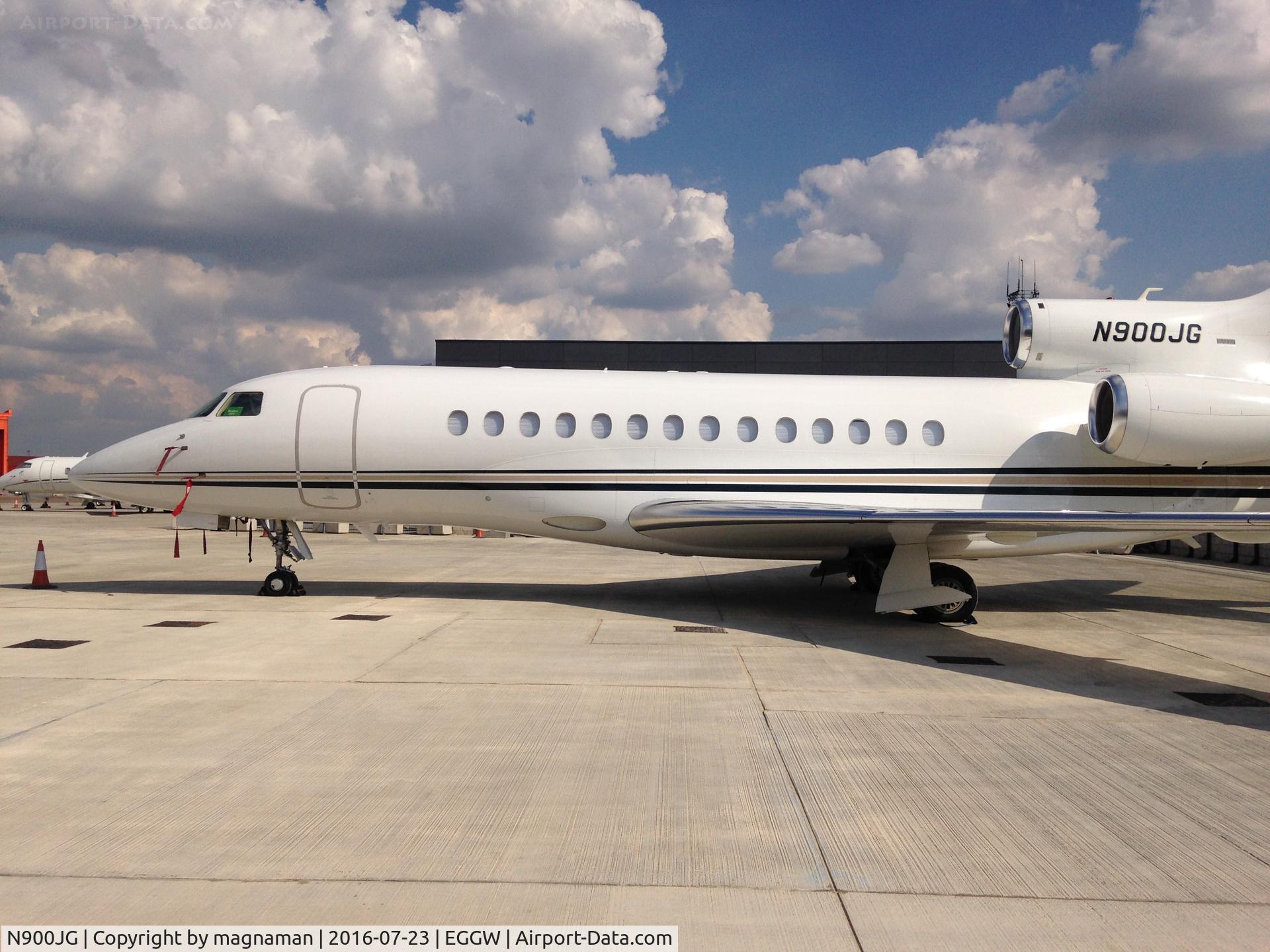 N900JG, 2006 Dassault Falcon 900EX C/N 168, at luton