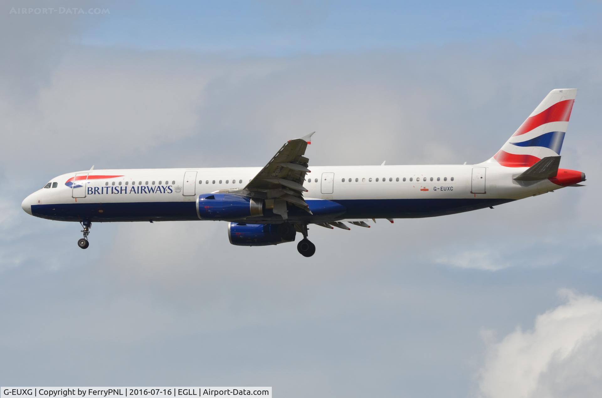 G-EUXG, 2004 Airbus A321-231 C/N 2351, British Airways A321