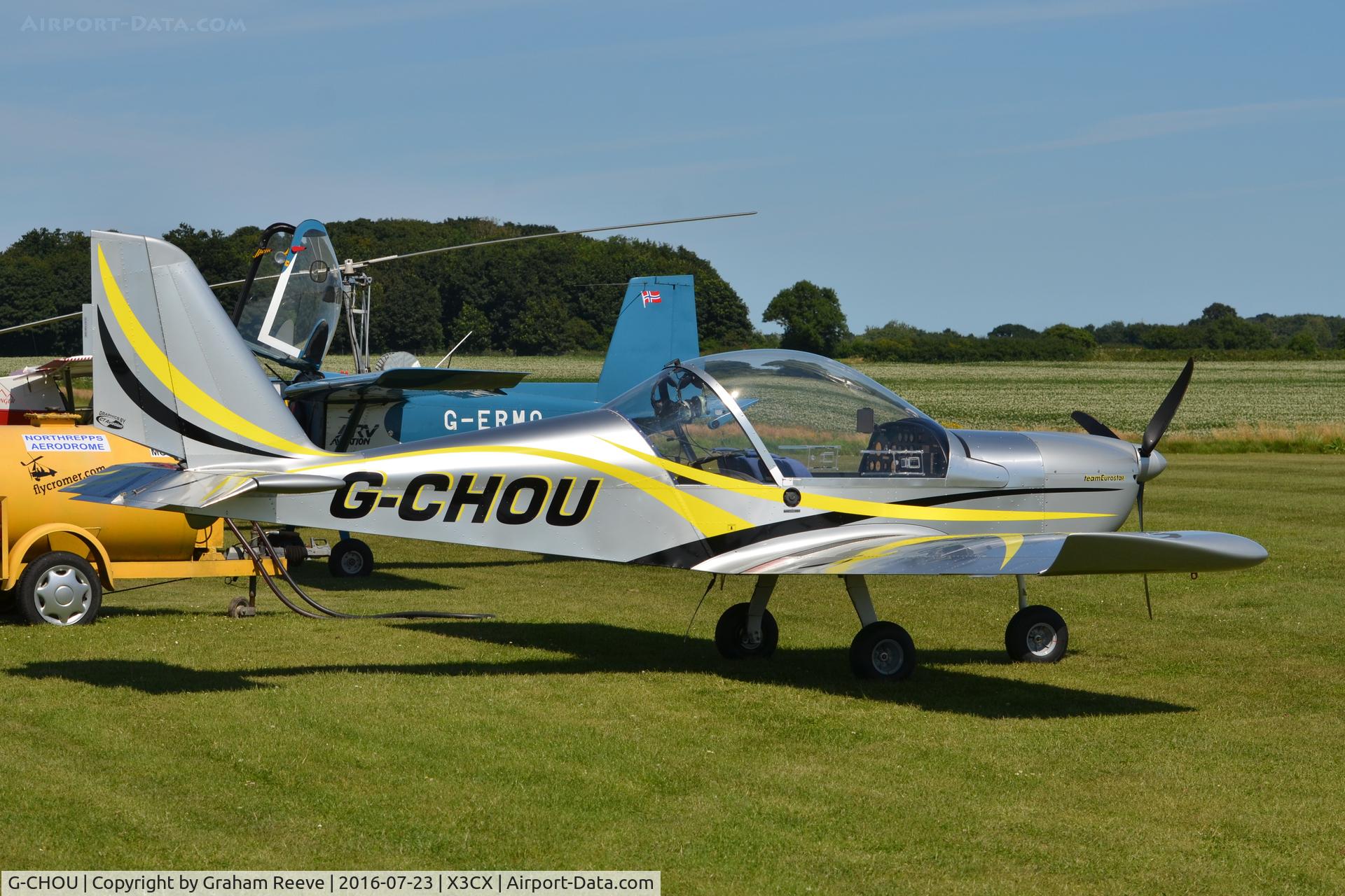 G-CHOU, 2012 Cosmik EV-97 TeamEurostar UK C/N 4102, Parked at Northrepps.