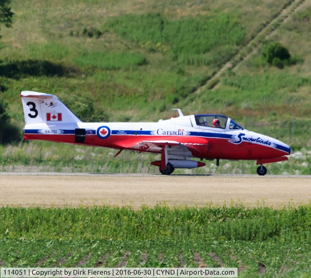 114051, Canadair CT-114 Tutor C/N 1051, Returning from there performance