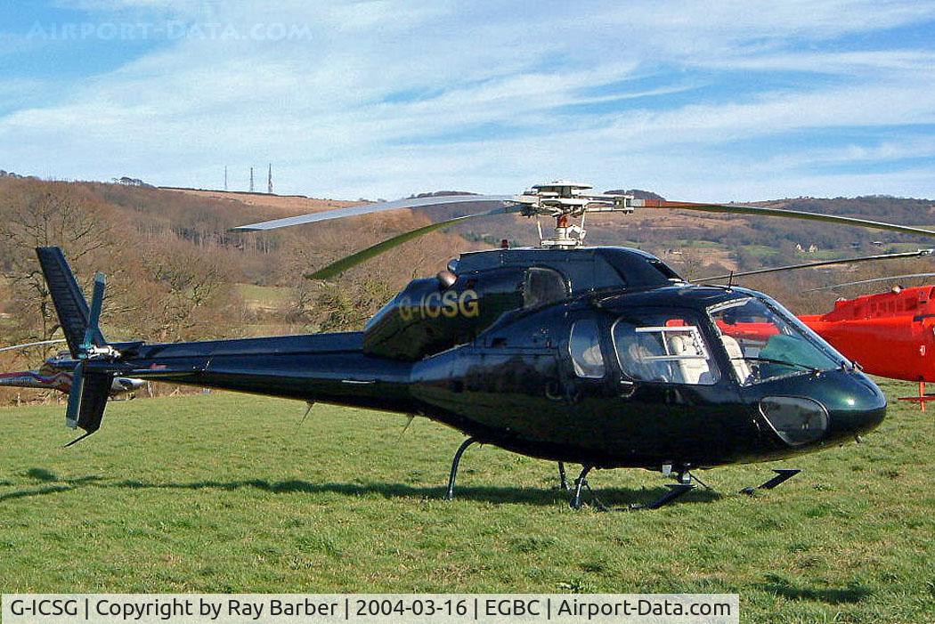 G-ICSG, 1981 Aerospatiale AS-355F-1 Ecureuil 2 C/N 5104, Aerospatiale AS.355F1 Ecureuil II [5104] (Stratton Motor Company) Cheltenham Racecourse~G 16/03/2004