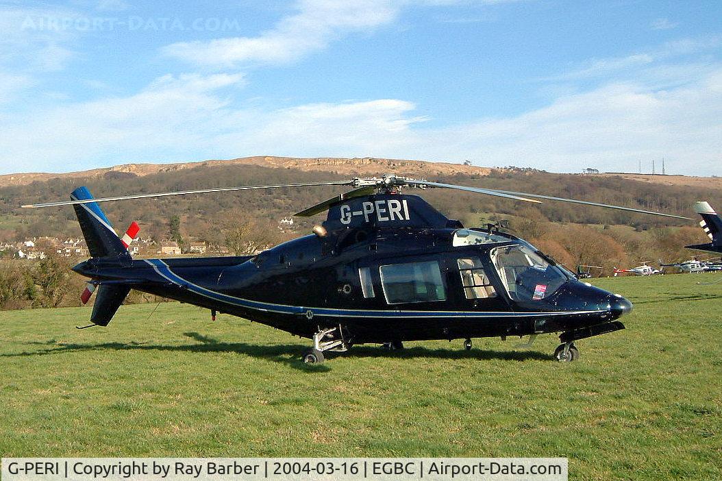 G-PERI, 1987 Agusta A-109A-2 C/N 7393, Agusta A.109A II [7393] Cheltenham Racecourse~G 16/03/2004