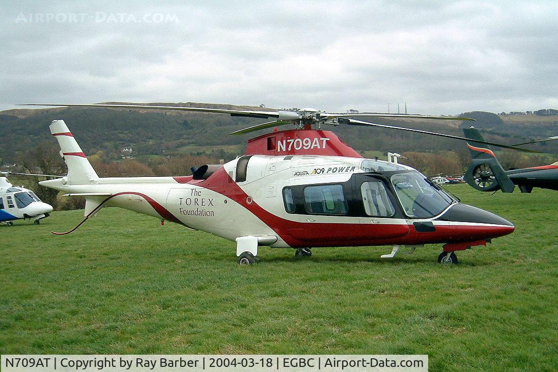 N709AT, Agusta A-109E C/N 11017, Agusta A.109E Power [11017] (The Torex Foundation) Cheltenham Racecourse~G 18/03/2004