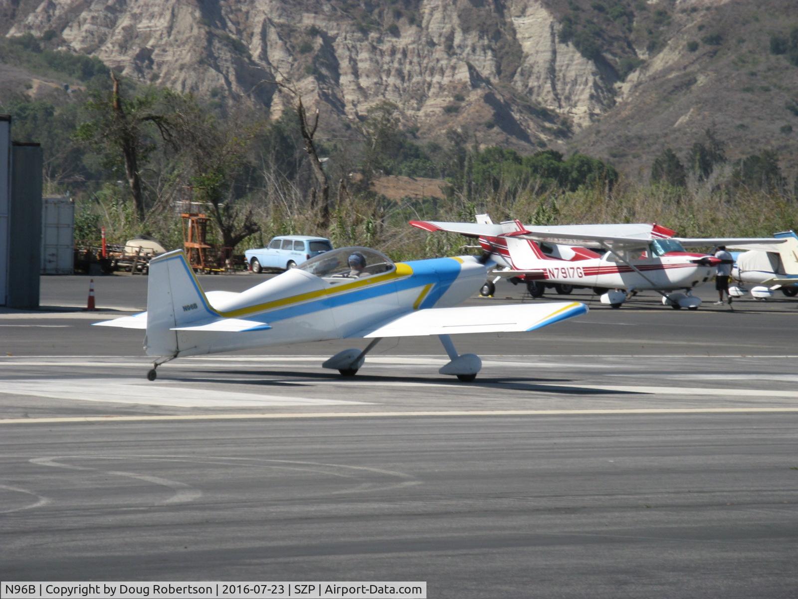 N96B, 1998 Bracken H R II C/N 101, 1998 Bracken H R II, Lycoming IO-540, Experimental class, takeoff roll Rwy 22