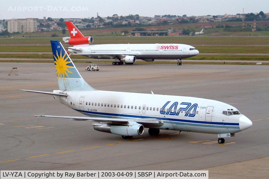 LV-YZA, 1977 Boeing 737-204 C/N 21336, Boeing 737-204 [21336] (LAPA) Sao Paulo-Congonhas~PP 09/04/2003