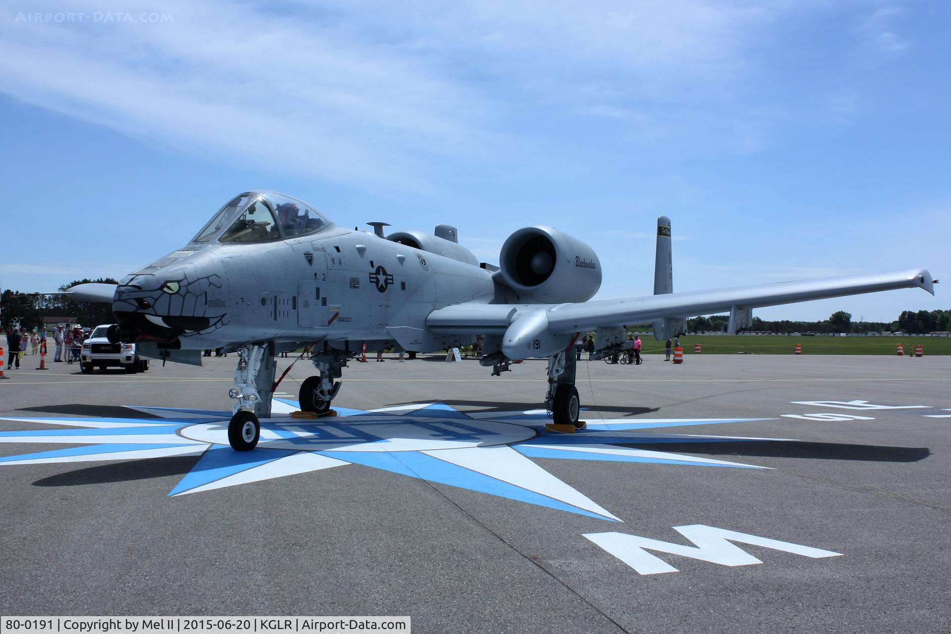 80-0191, 1980 Fairchild Republic A-10C Thunderbolt II C/N A10-0541, 2015 Wings Over Gaylord Air Show