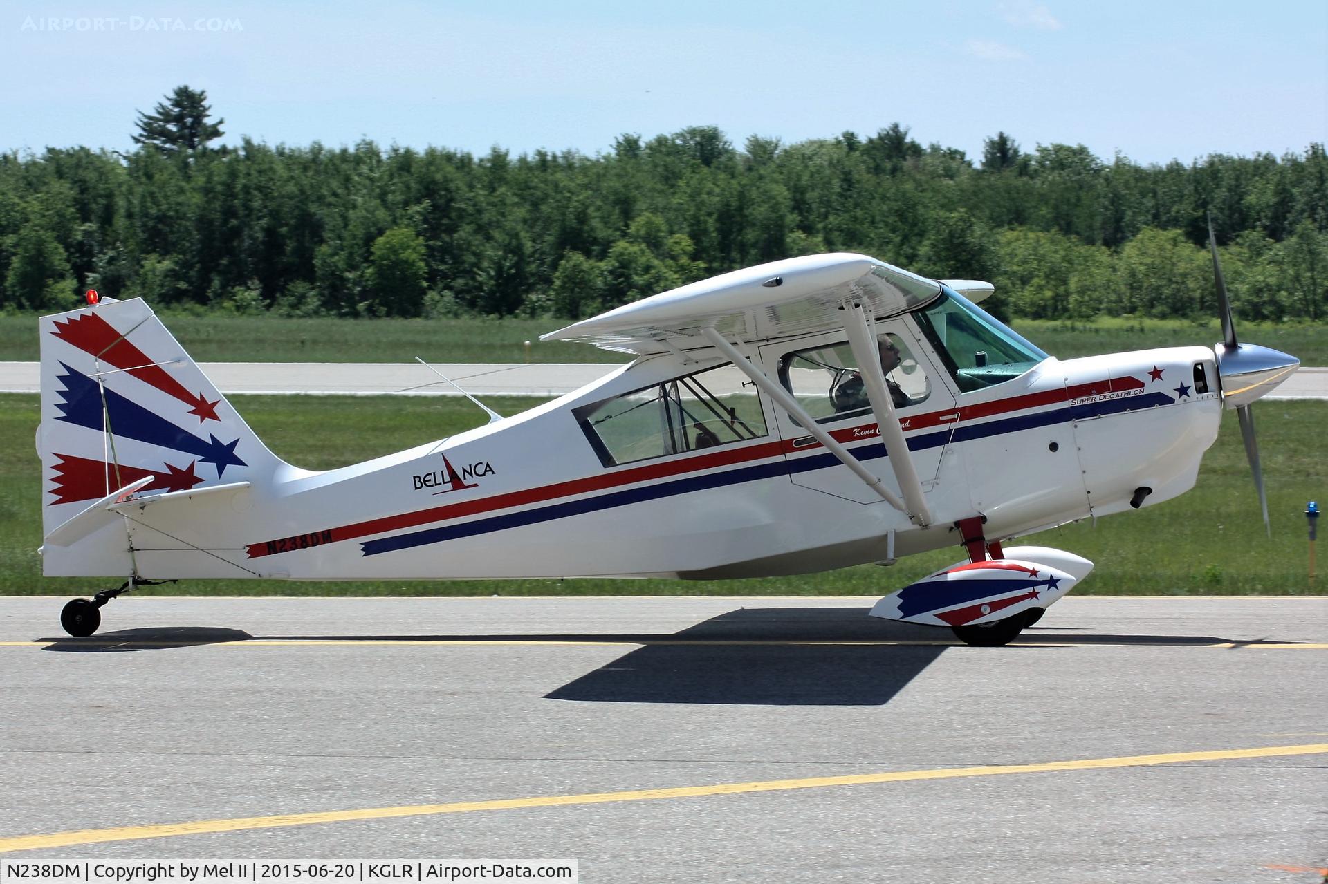 N238DM, 1972 Bellanca 8KCAB Decathlon C/N 19-72, 2015 Wings Over Gaylord Air Show