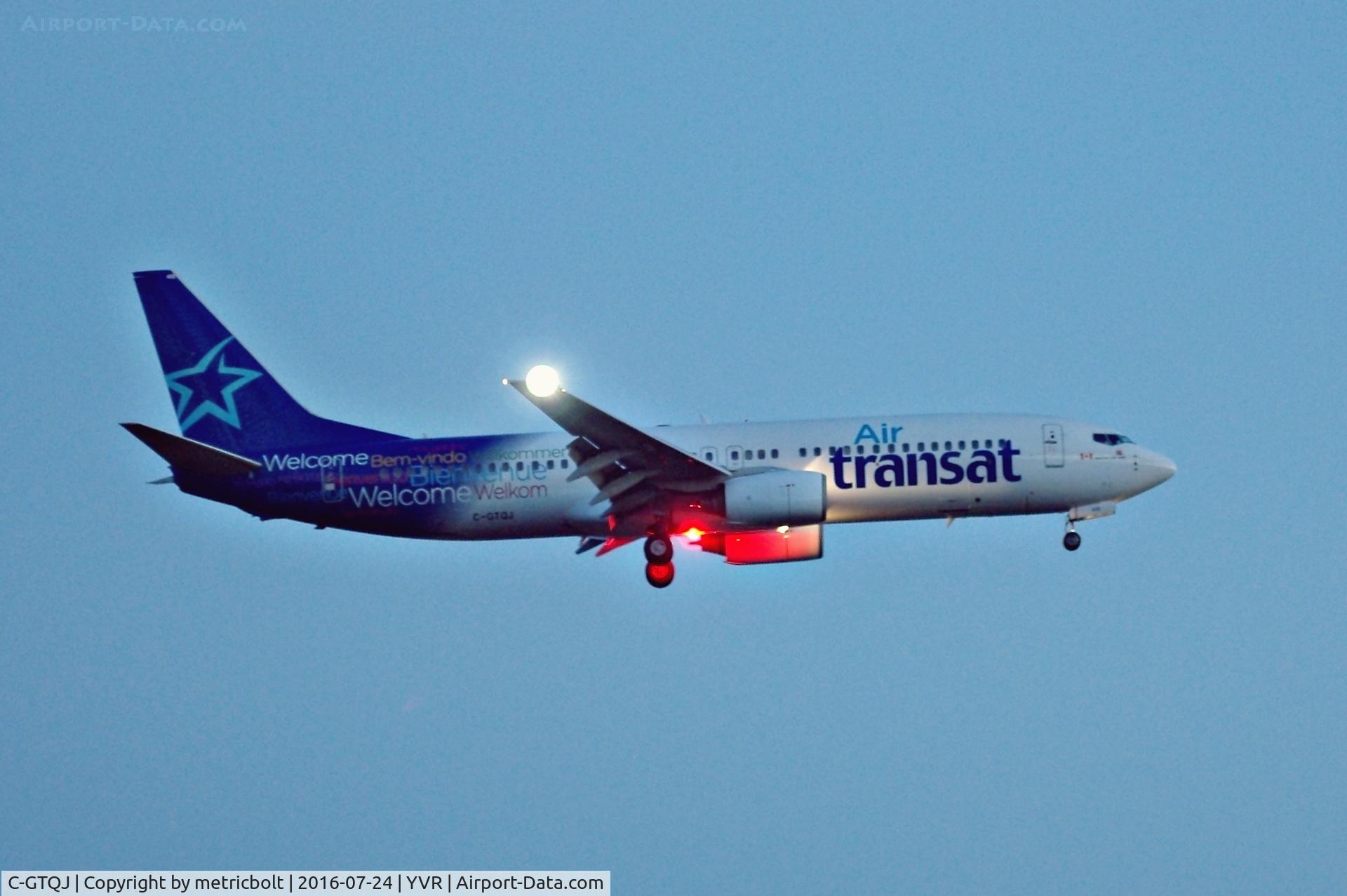 C-GTQJ, 2001 Boeing 737-8Q8 C/N 30631, TS757 from Cancun