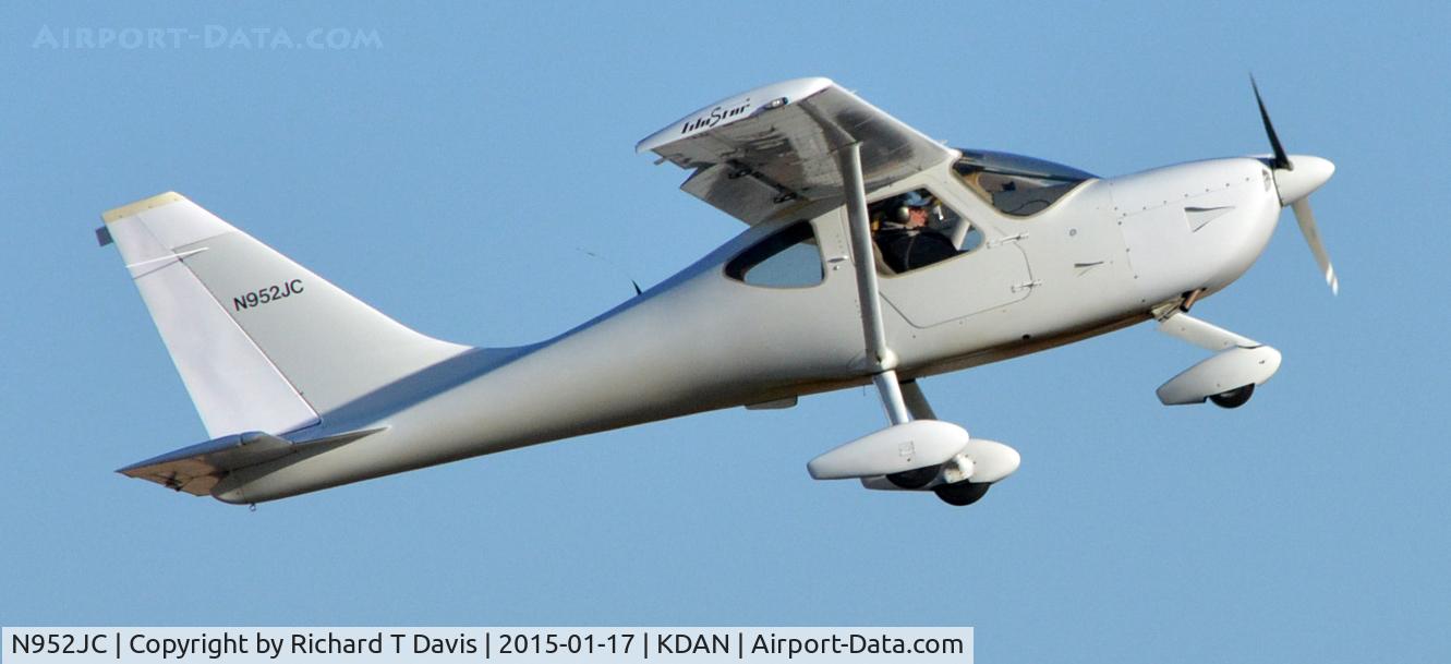 N952JC, 2004 Glastar GS-1 C/N 5282, 2004 Glastar GS-1 departing Danville Va.