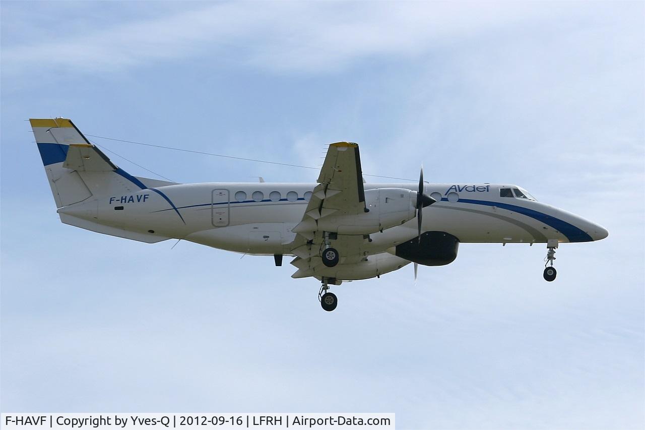 F-HAVF, 1994 British Aerospace Jetstream 41 C/N 41045, British Aerospace Jetstream 41, Aviation Defense Service (AVDEF), On final Rwy 25, Lann Bihoué Air Base (LFRH-LRT)
