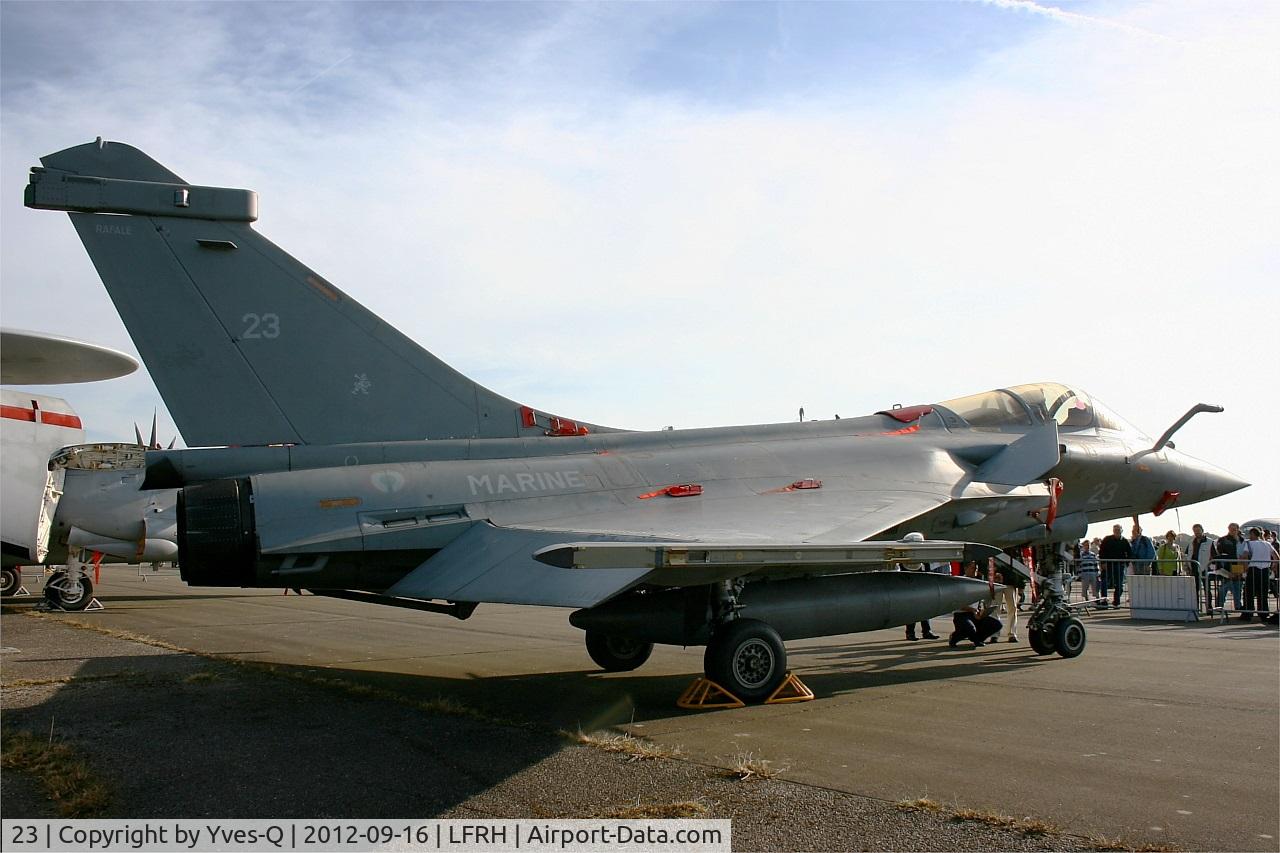 23, Dassault Rafale M C/N 23, Dassault Rafale M, Static display, Lann Bihoue Naval Air Base (LFRH-LRT)