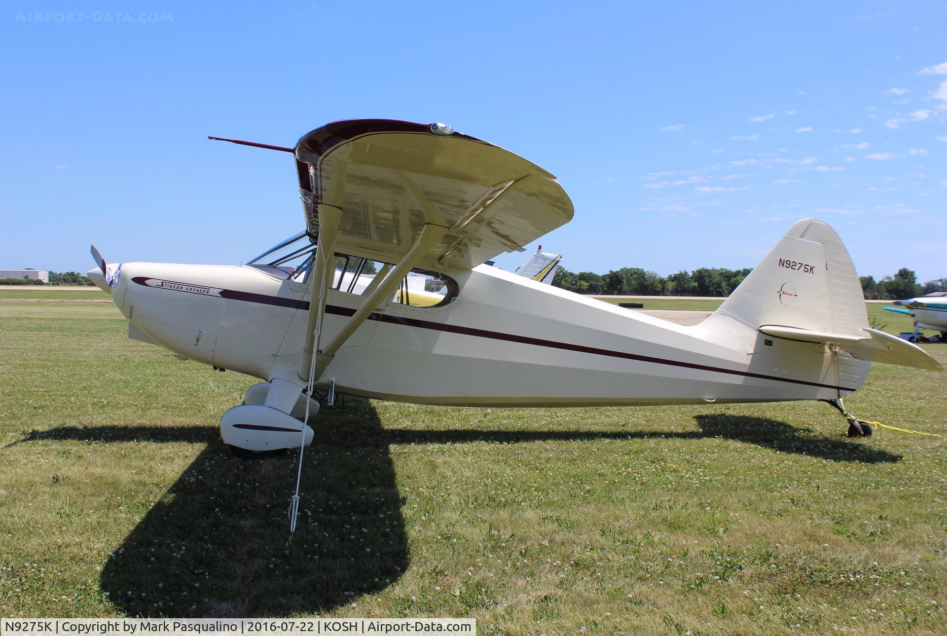 N9275K, 1941 Universal Stinson 108-2 C/N 108-2275, Stinson 108-1