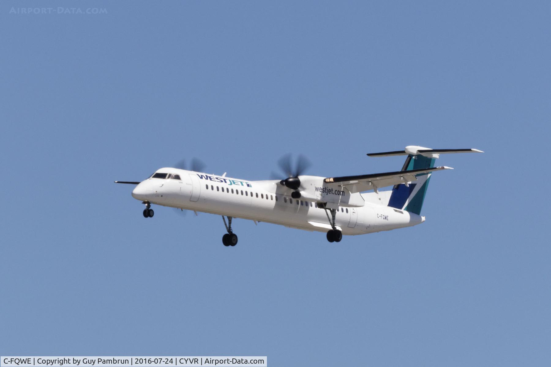 C-FQWE, 2014 Bombardier DHC-8-402 Dash 8 C/N 4473, Landing