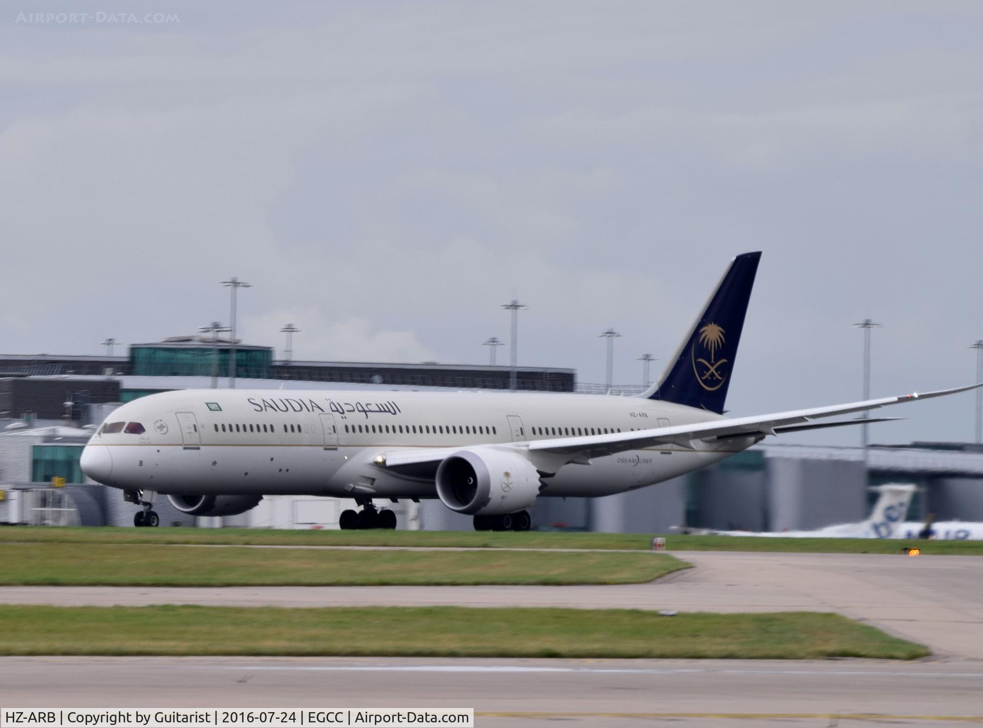 HZ-ARB, 2015 Boeing 787-9 Dreamliner C/N 41545, At Manchester