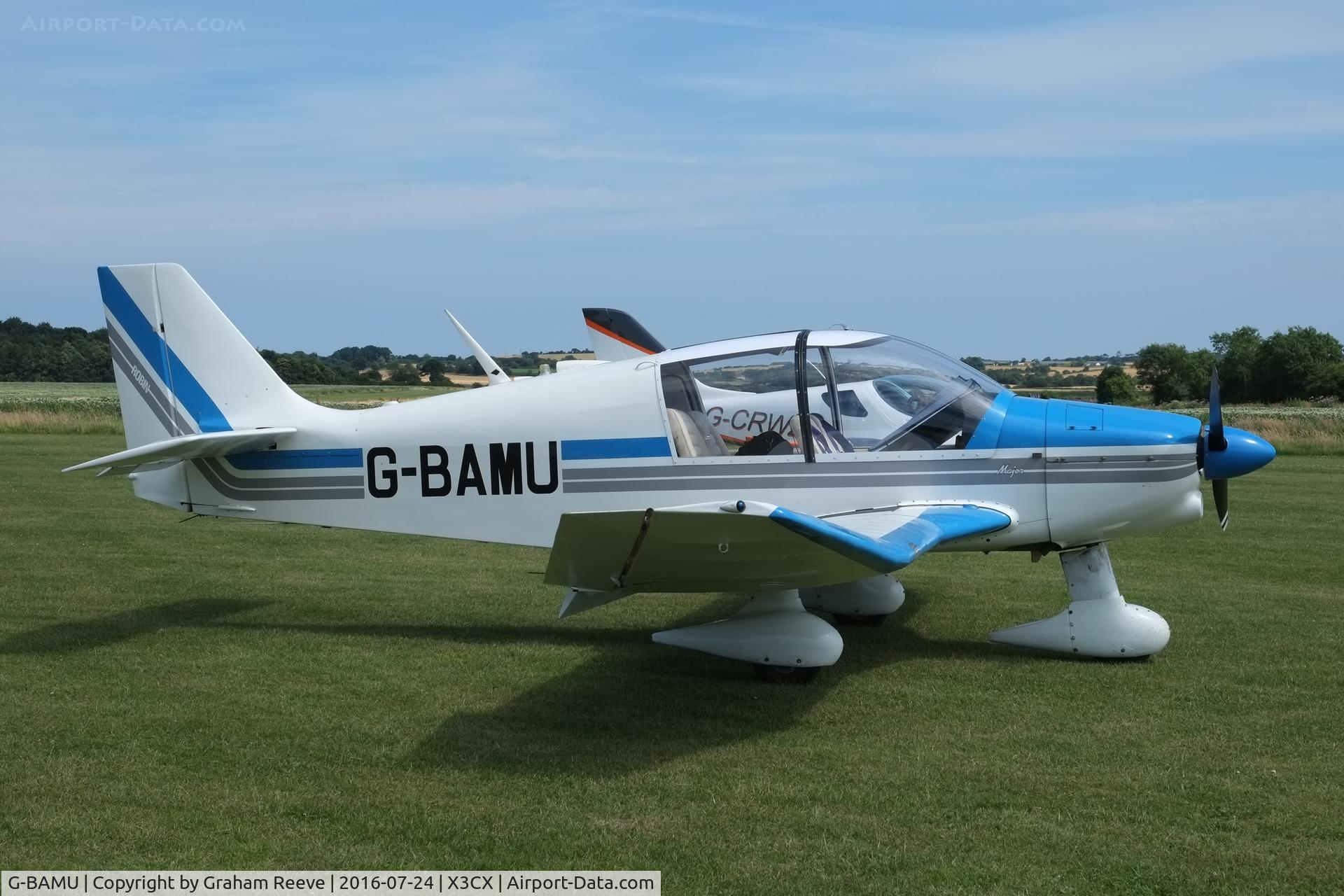 G-BAMU, 1972 Robin DR-400-160 Chevalier C/N 778, Parked at Northrepps.