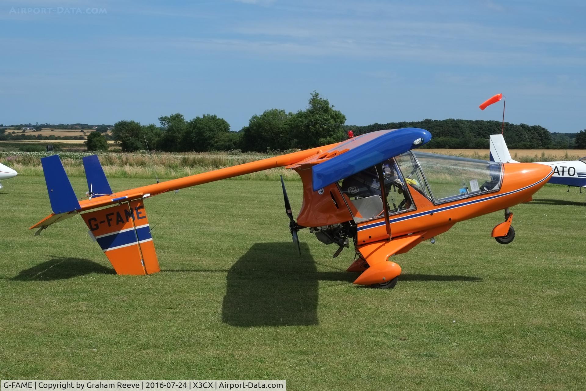 G-FAME, 1997 CFM Starstreak Shadow SA-II C/N PFA 206A-12973, Parked at Northrepps.