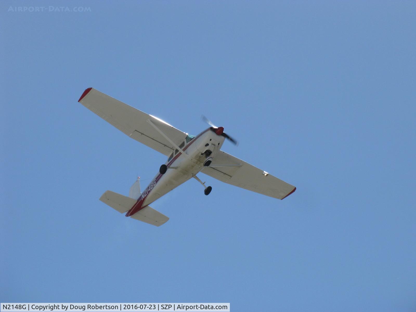 N2148G, 1958 Cessna 182A Skylane C/N 51448, 1958 Cessna 182A SKYLANE, Continental O-470 230 Hp, takeoff climb Rwy 22