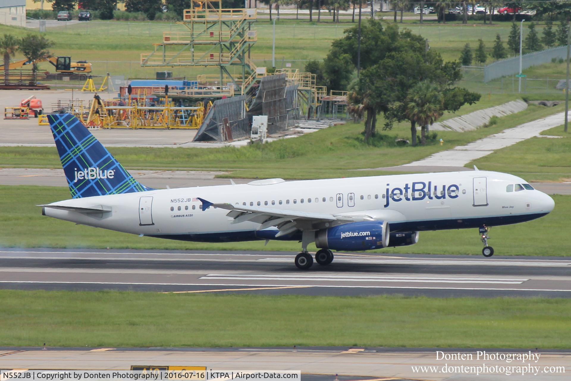 N552JB, 2002 Airbus A320-232 C/N 1861, JetBlue Flight 1052 (N552JB) 