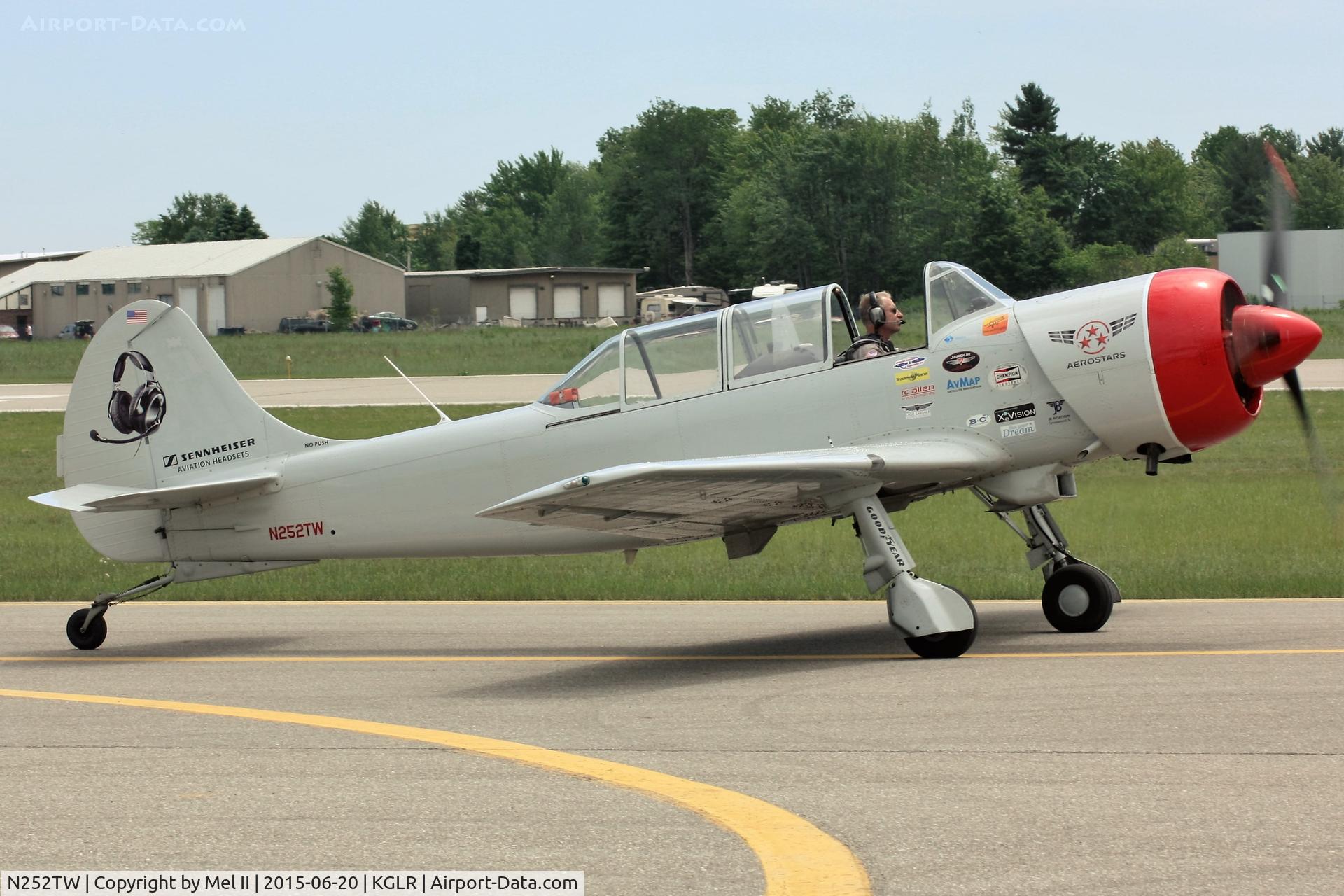 N252TW, 2002 Yakovlev (Aerostar) Yak-52TW C/N 0212301, 2015 Wings Over Gaylord Air Show