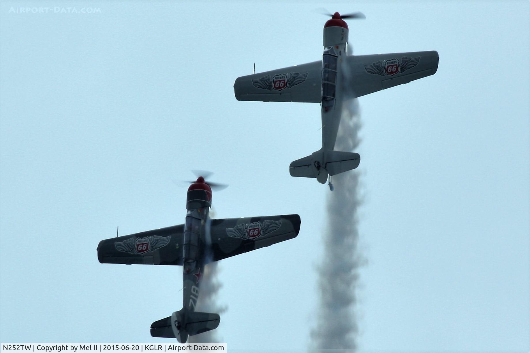 N252TW, 2002 Yakovlev (Aerostar) Yak-52TW C/N 0212301, 2015 Wings Over Gaylord Air Show