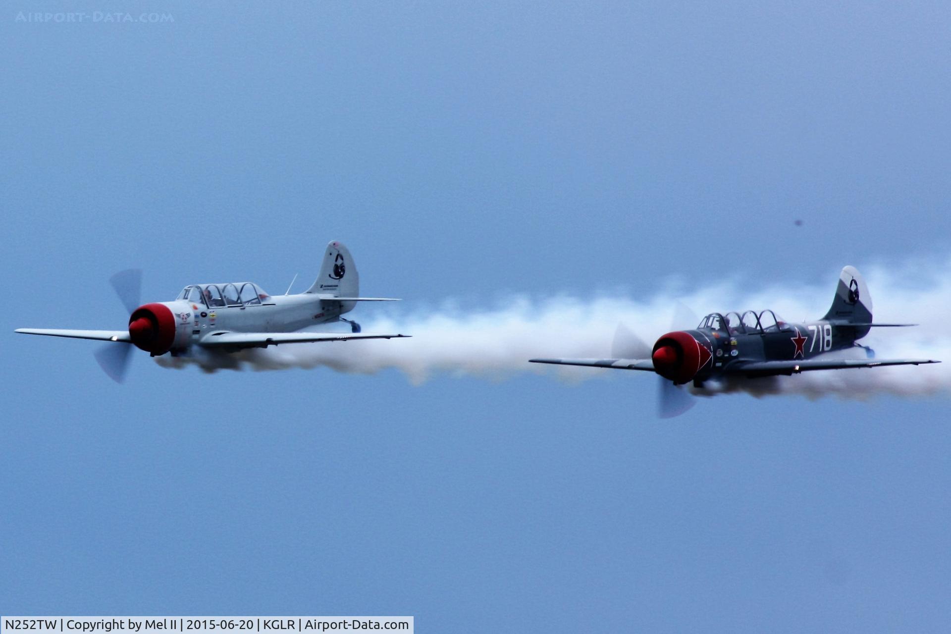 N252TW, 2002 Yakovlev (Aerostar) Yak-52TW C/N 0212301, 2015 Wings Over Gaylord Air Show