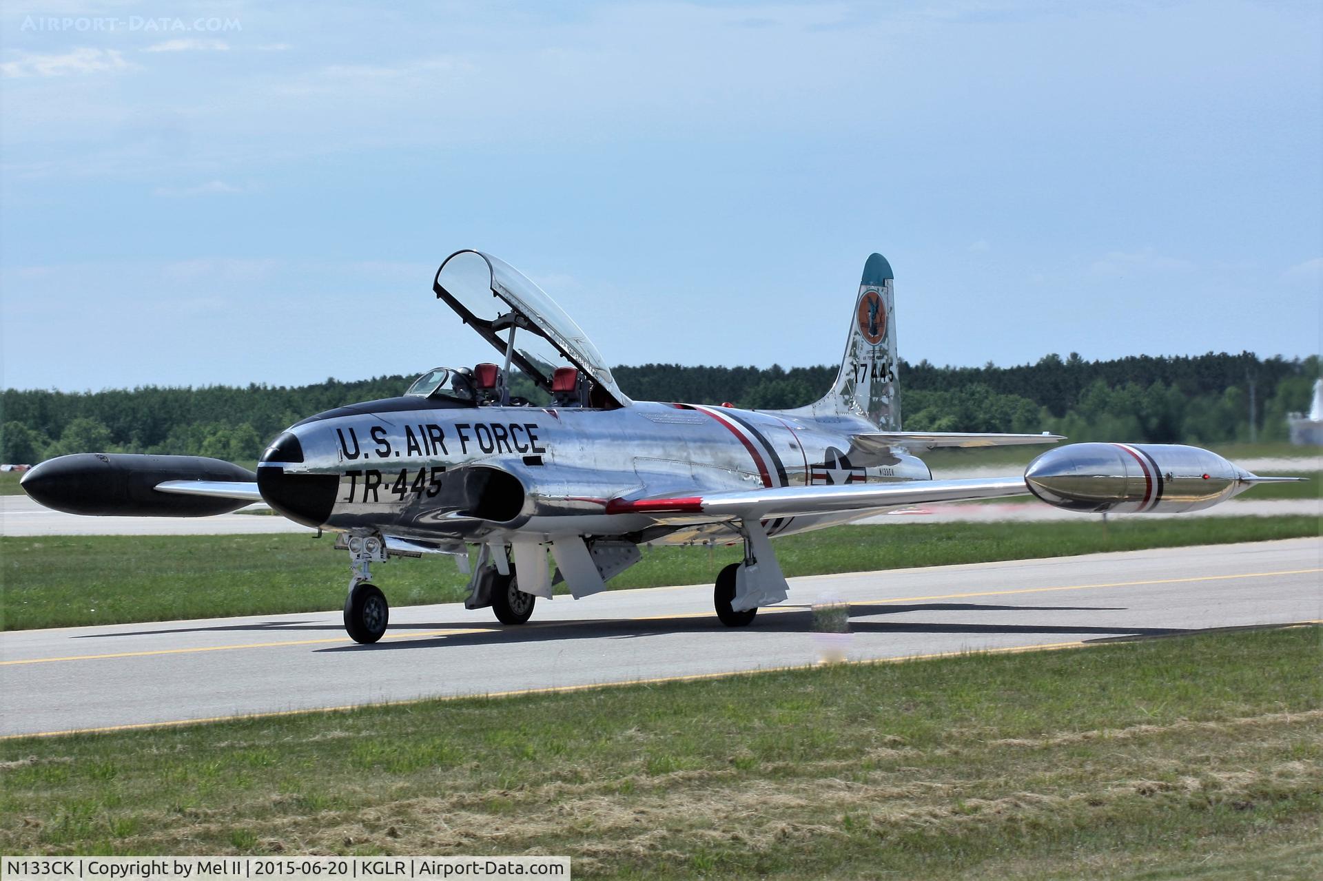 N133CK, 1951 Lockheed T-33A Shooting Star C/N 580-7138, 2015 Wings Over Gaylord Air Show