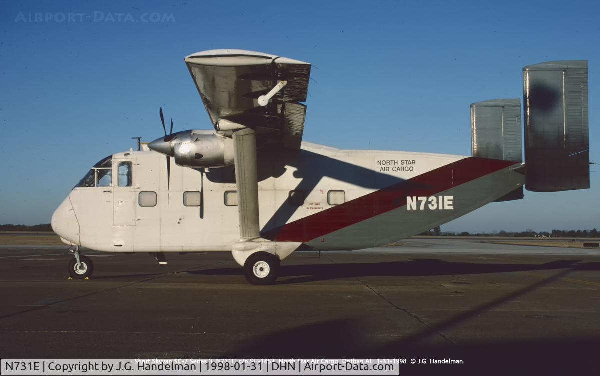 N731E, 1968 Short SC-7 Skyvan 3 C/N SH.1853, At Dothan Alabama.