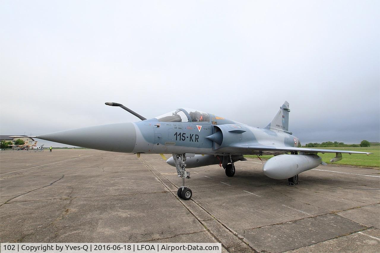 102, Dassault Mirage 2000C C/N 365, Dassault Mirage 2000C, Static display, Avord Air Base 702 (LFOA) Open day 2016
